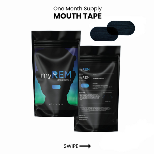 myREM Mouth Tape For Better Sleep | Nose Breathing Enhancer | 30 Days Supply