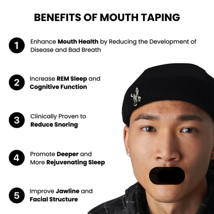 myREM Mouth Tape For Better Sleep | Nose Breathing Enhancer | 30 Days Supply