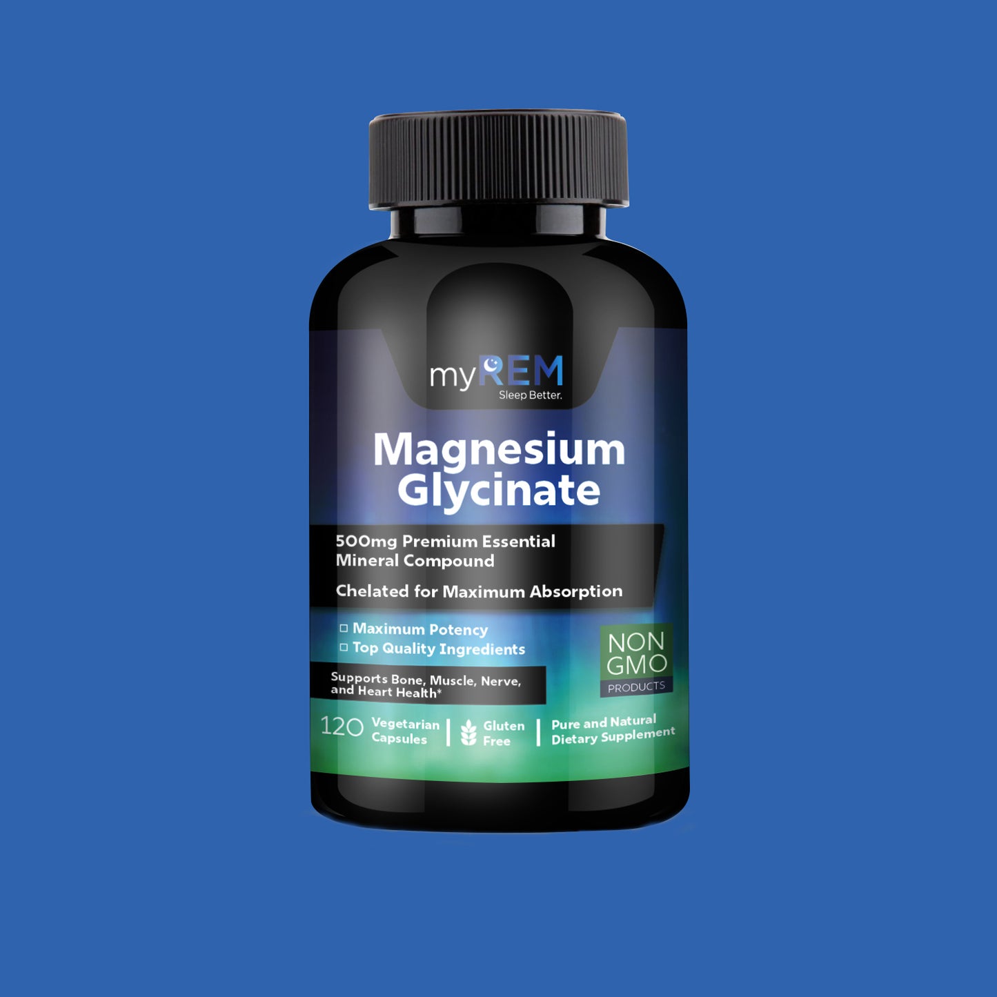 myREM 500mg Magnesium Glycinate 60 Day Try